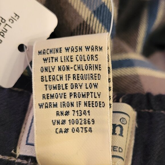 L.L. Bean Men's Fleece-Lined Flannel Lounge Pants Size XXXL 3X NEW with Tag - Picture 4 of 11